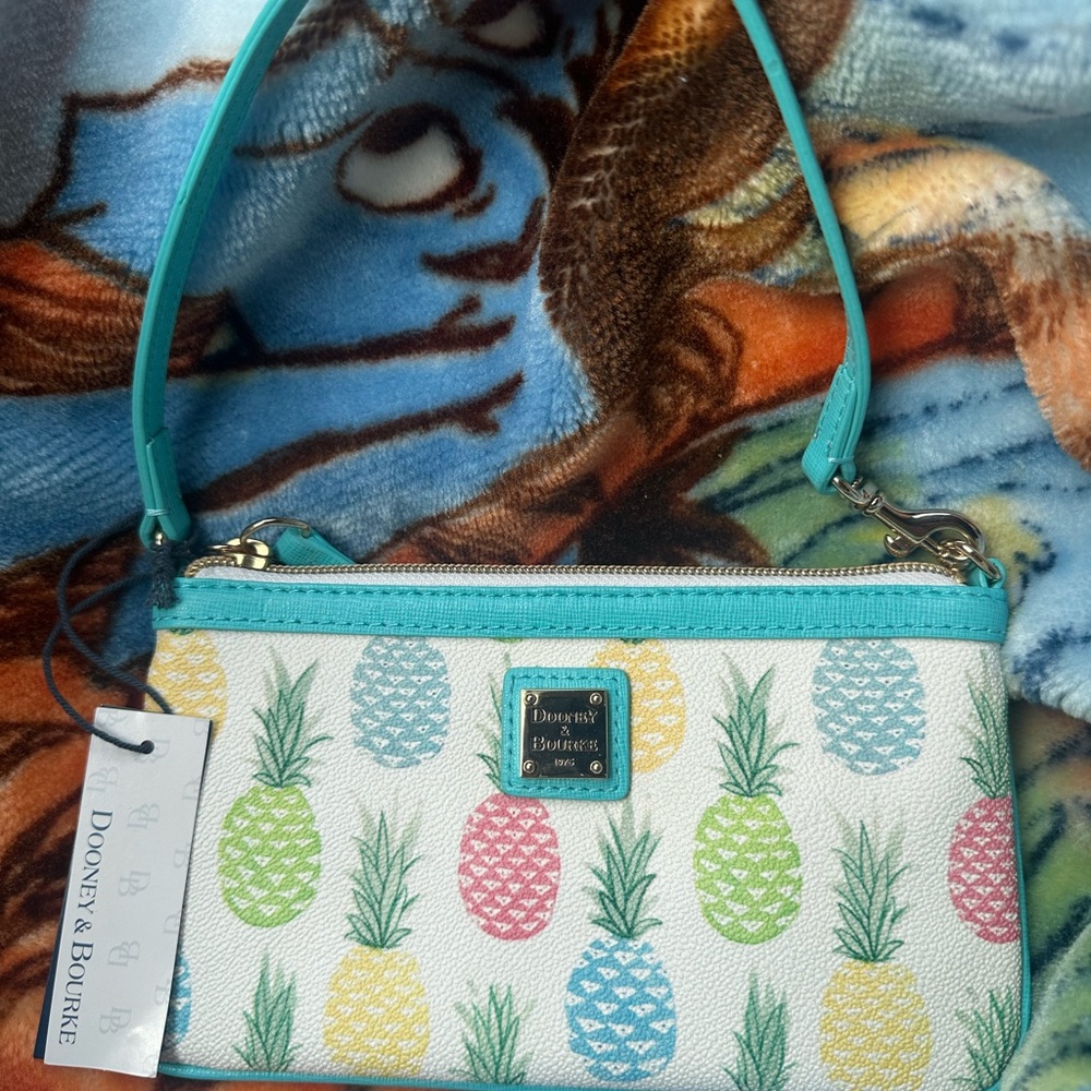 Dooney & Bourke Pineapple Print Wristlet - Multicolor